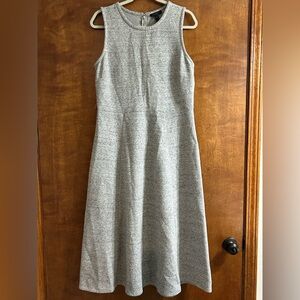 Elegant Gray Sleeveless Dress